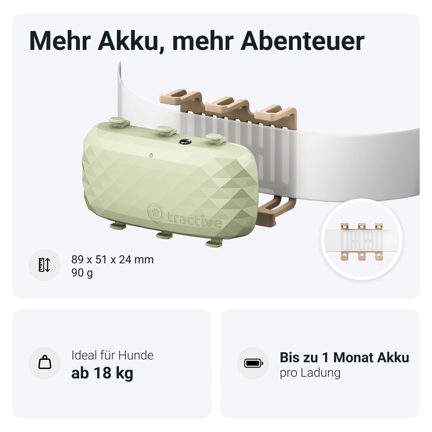 Tractive DOG XL - GPS Tracker mit längerer Akkulaufzeit