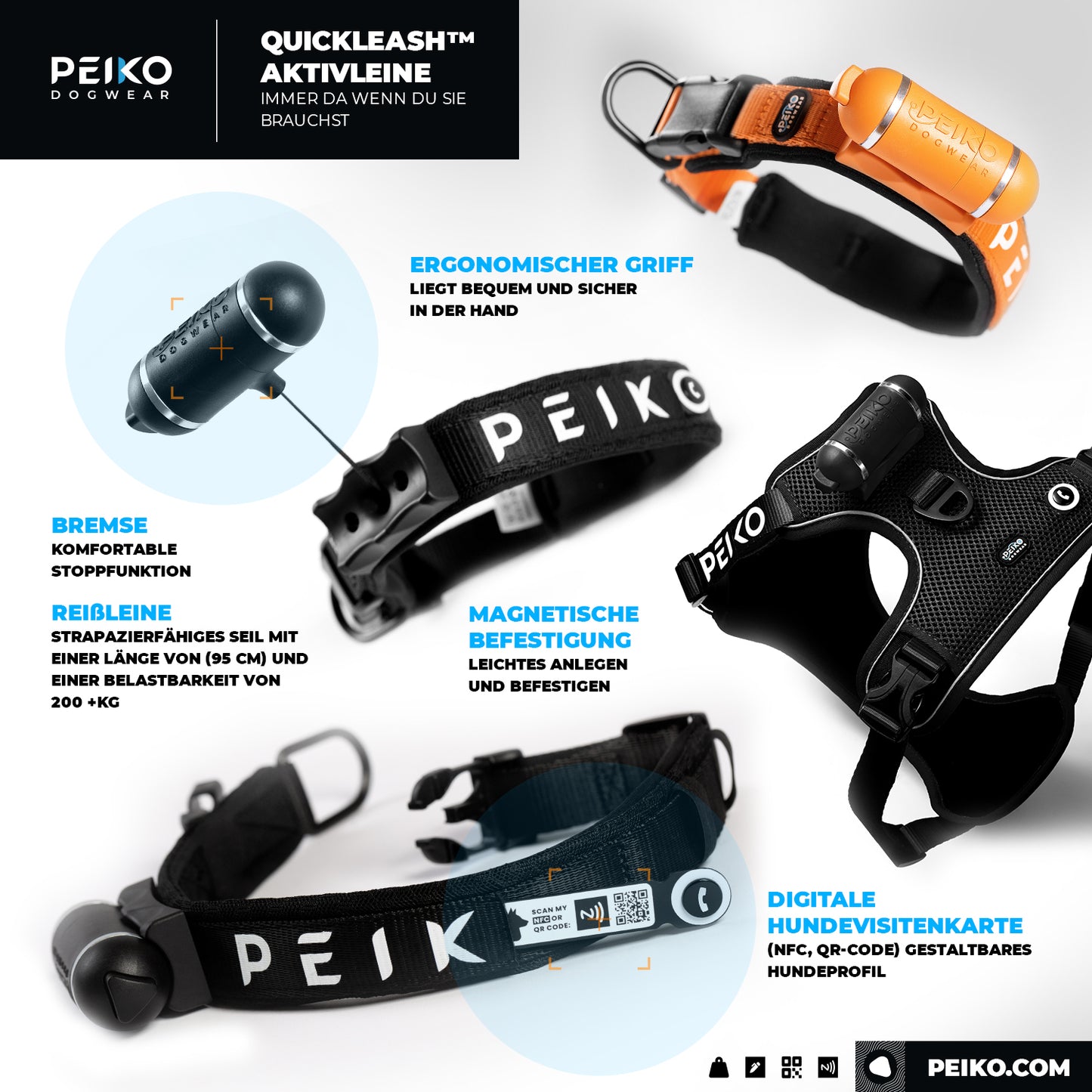 PEIKO®  MULTILEASH™ LEINE