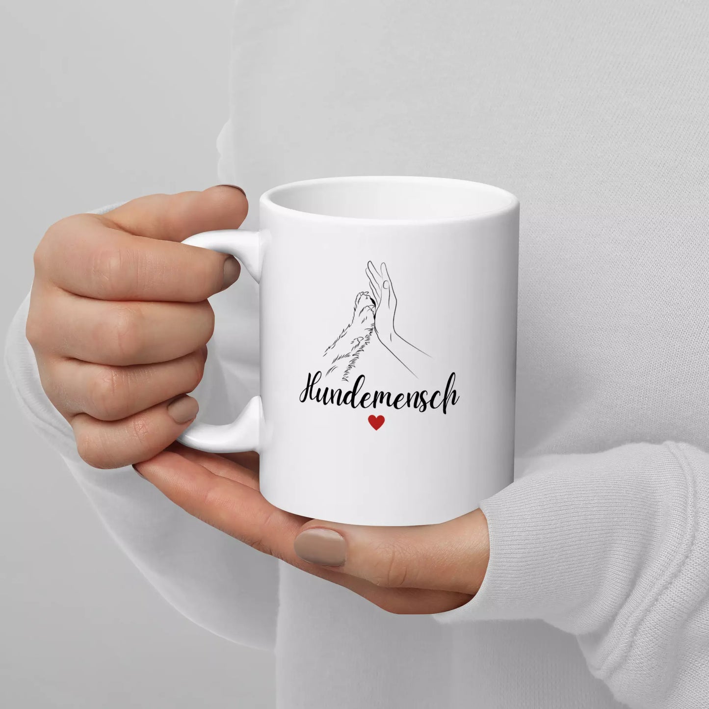 Tasse - Hundemensch High Five